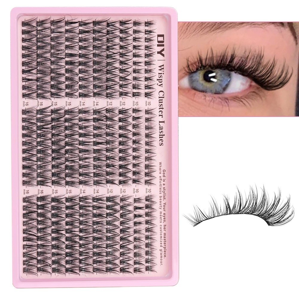Eyelash Extension Natural Look - Cílios Postiços de 10-16mm de Comprimento,