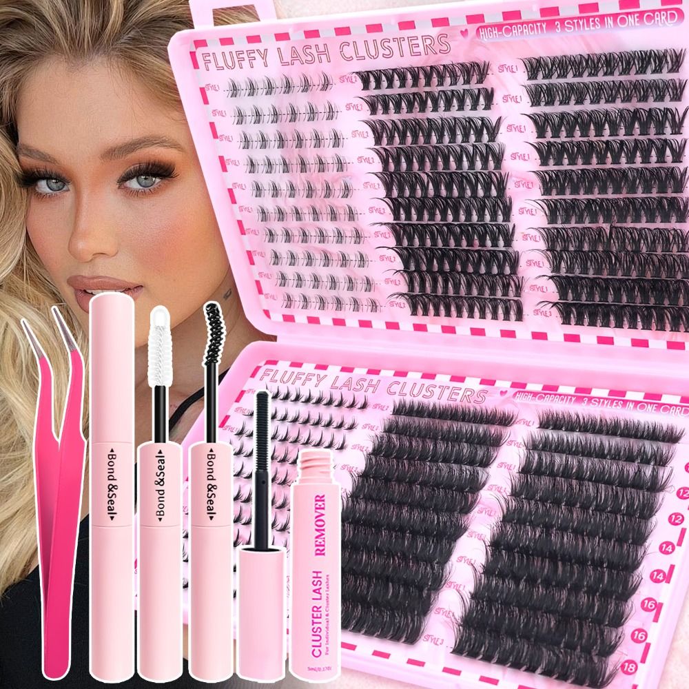 Eyelash Extension Natural Look - Cílios Postiços com Aparência Natural, Kit