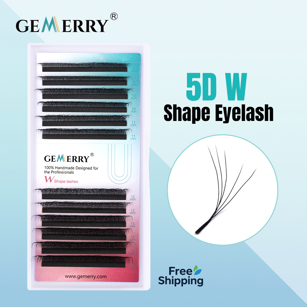 Eyelash Extension For Asian Eyes - Extensões de Cílios GEMERRY 5D em
