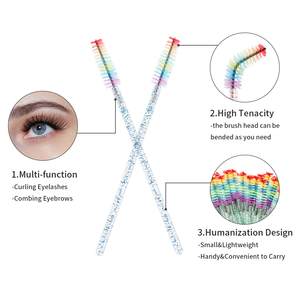 50PCS Pincéis de Maquiagem par - Eyelash Extension Look avaliação e preço