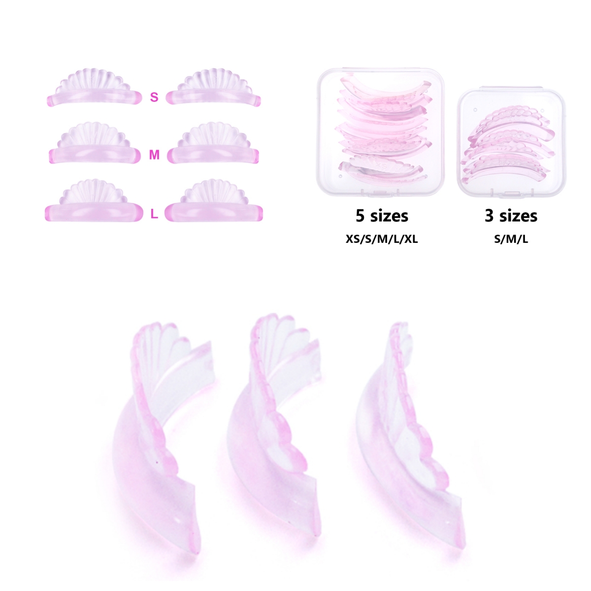 Almofadas de silicone para ele - Eyelash Extension London avaliação e preço